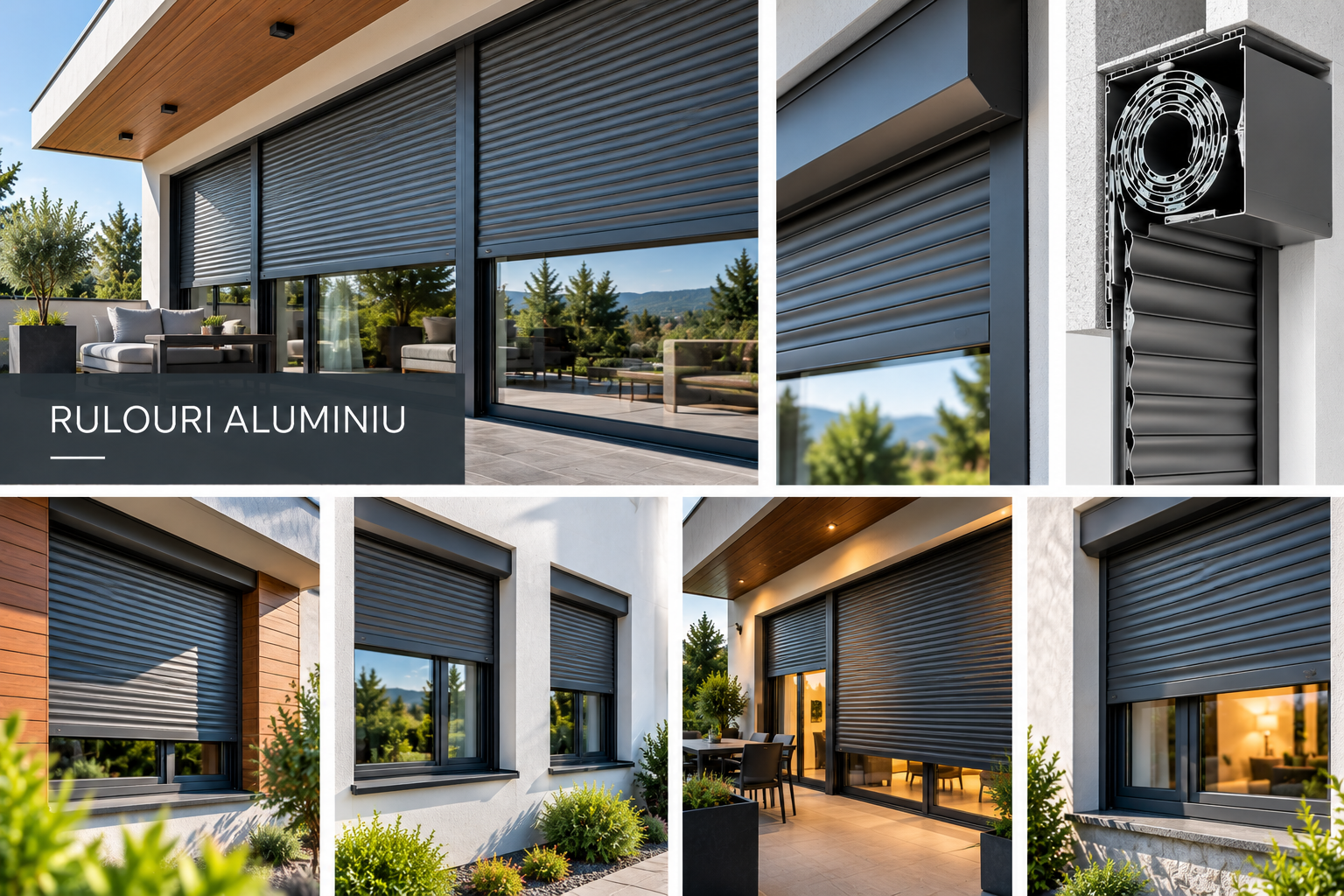 Rulouri aluminiu